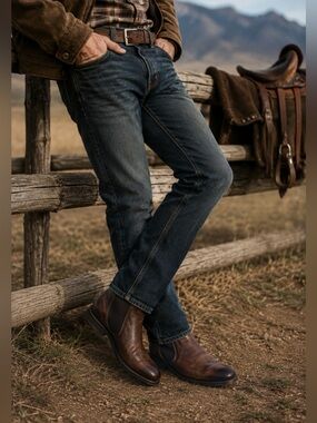 BED|STU Leather Men's Distressed Brown  Boots